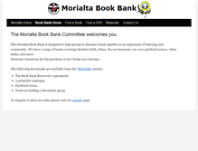 Tablet Screenshot of bookbank.morialtauca.org.au